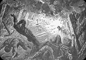 Seam: Artist's impression of a colliery explosion