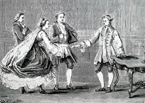 Impression: An artist's impression of the English doctor