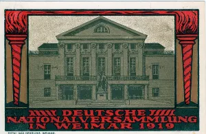 Franked: Artists impression of Weimar National Assembly Building