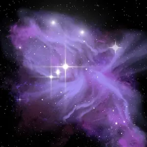 Cosmic: Artist's rendering of NGC 1977