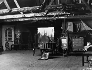 Sideboard: Artist's studio, St Ives, Cornwall