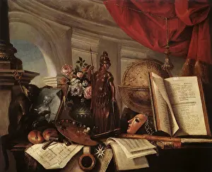 1743: The Arts betokened by their Attributes