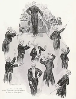 Sketched: Arturo Toscanini