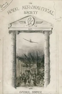 Societys: Artwork for a Council dinner - RAeS