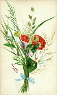 Patricia Aubrey: Artwork by Florence Auerbach, bunch of flowers