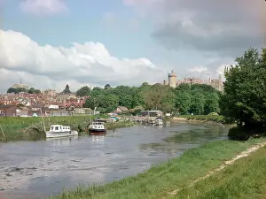 Arun: Arundel Castle from the River Arun, Arundel