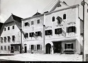 Donau: Aschach: Row of baroque houses