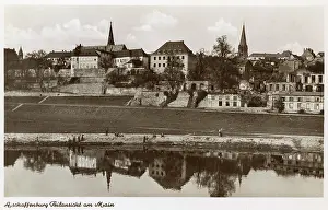 Aschaffenburg: Aschaffenburg on the River Main, Germany