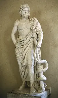 Epidaurus: Asclepius. 4th c. BC. Classical Greek art. Sculpture