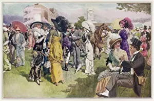 Panniers: ASCOT FASHIONS 1914