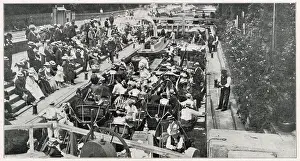 Boaters: Ascot Sunday up the River Thames 1901