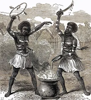 Ashanti: Ashanti priests 1873