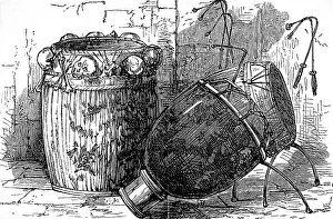 Ashanti: Ashanti war drums, 1874