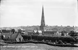 Derbyshire: Ashbourne Church in Derbyshire