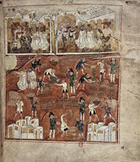 Judaic: Ashburnam Pentateuch or Tours Pentateuch. 5th-6th