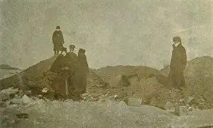 Mounds: Ashes of burnt bodies during Chinese plague outbreak