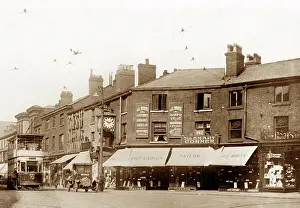 Lyne: Ashton-under-Lyne Old Square early 1900s