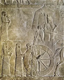 Ashurbanipal: Ashurbanipal on his chariot