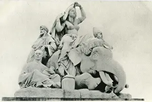 Terry Parker: Asia, detail of the Albert Memorial, Kensington, London