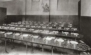 Petits: Asile de Petits Orphelins, Menilmontant, Paris - Refectory