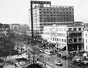 Habsburger: The Askanischer Platz with the Europahaus