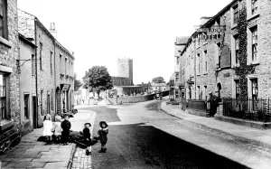 Askrigg: Askrigg, Main Street 1914