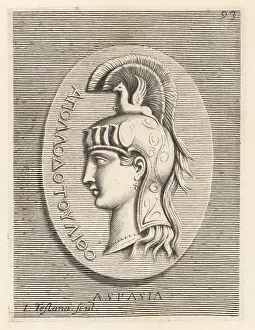 Iconografia: Aspasia, famous for her relationship with the