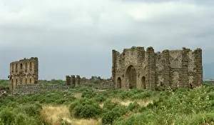 Antalya: Aspendos. The civil Basilica