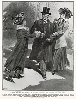 Kenney: Asquith ambushed by Suffragettes 1908