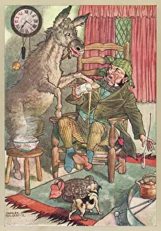 Charles Folkard: ASS AND LITTLE DOG