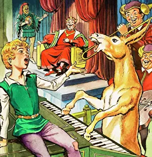 Hoof: Ass singing while playing the piano