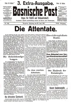 Bosnian: Assassination of Archduke Ferdinand, Sarajevo