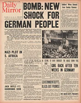 Elser: Assassination attempt on Adolf Hitler
