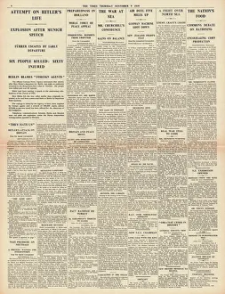 Elser: Assassination attempt on Adolf Hitler