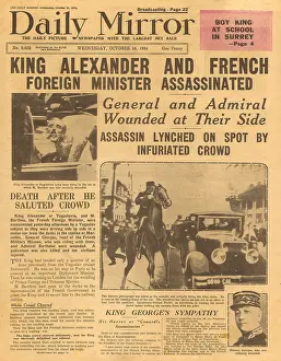 Barthou: Assassination of King of Yugoslavia in Marseilles