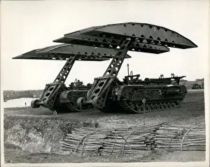 Gaps: Assault bridge demonstrated at Chatham, Kent