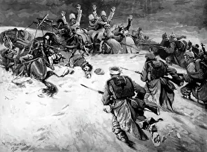 Masuria: Assault of the German troops, 1915