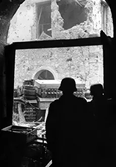 Cassino: Assault gun in Cassino, 1944