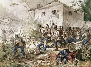 Assaulting: Assaulting Austrian infantry 1859