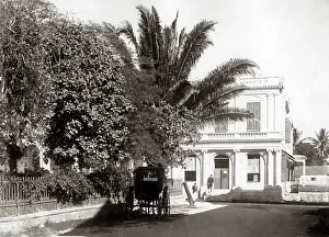 Jamaica: The Assembly Buildings, Spanish Town, Jamaica, circa 1900
