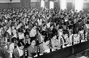 Learn: Assembly of Japanese teachers, 1931