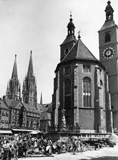 Steeples: Assembly at Neupfarrplatz, 1938