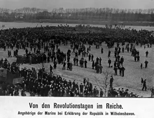 Wilhelmshaven: Assembly of sailors and shipyard workers in Wilhelmshaven