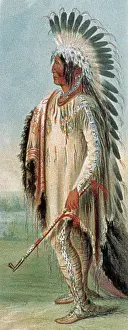 Siouan: Assiniboine Warrior, 1831