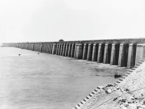 Downstream: Assiut Barrage on the Nile