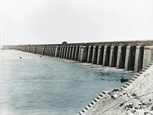 Downstream: Assiut Barrage on the Nile