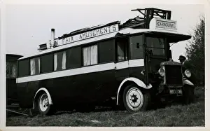 Caravan: Associated Daimler Fun Fair Vintage Bus and Caravan