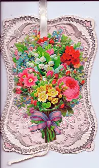 Forgetmenot: Assorted flowers on a greetings card