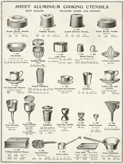 Mould: An assortment of aluminium cooking utensils