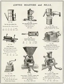 Roaster: An assortment of coffee roasters and mills